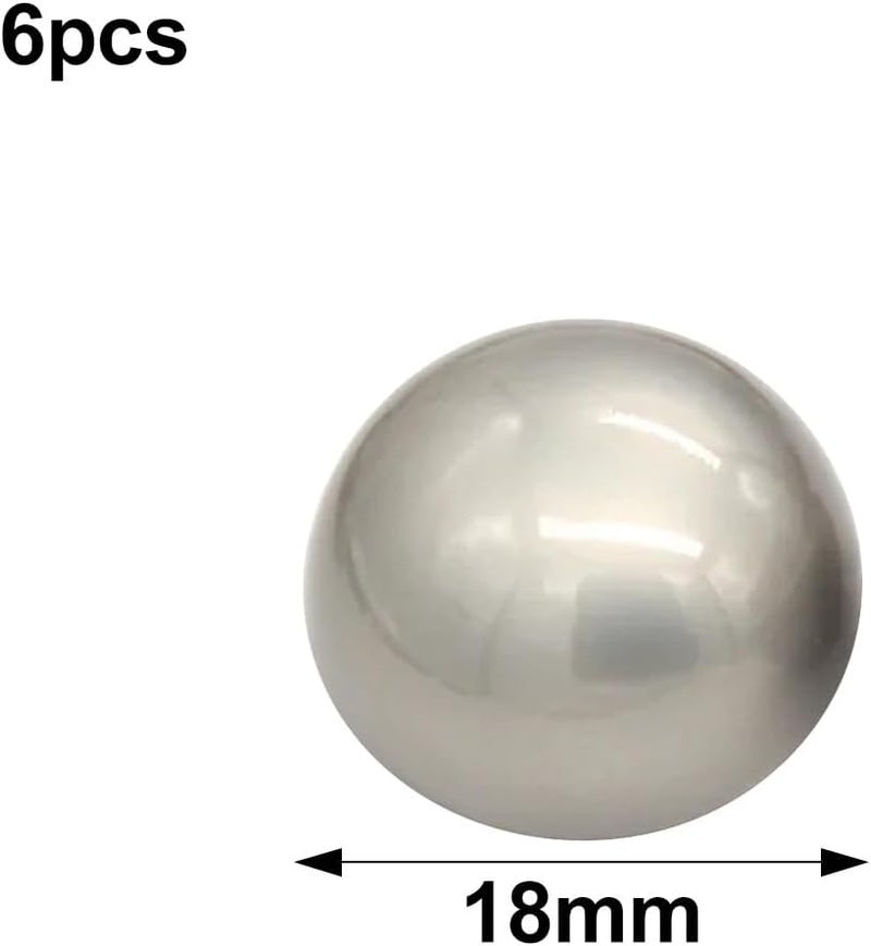 فضة 18 ملم 6 قطع أزرار خياطة معدنية نصف دائرية أزرار فطر للمعاطح سترات الرياح حقائب محبوكة - Image 2